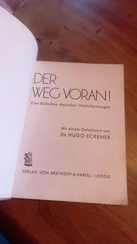 Der weg voran hans - der,