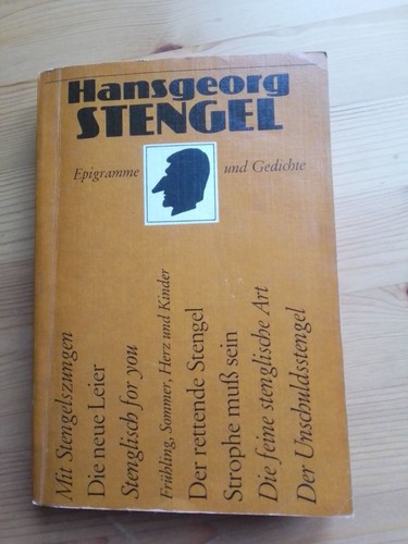 Hansgeorg stengel gedichte - ,